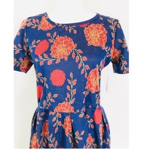 LuLaRoe Dresses - Lularoe Amelia flower print dress NWT LuLaRoe Dresses - Lularoe Amelia flower print dress NWT